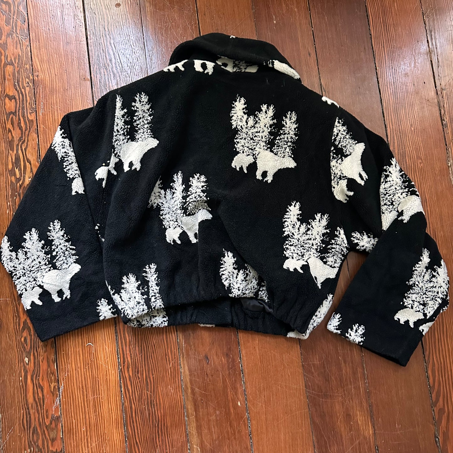 Vintage Denali Fuzzy Plush Bear Jacket