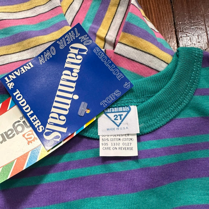 Vintage Striped Long Sleeves Bundle of 2 - Size 2T