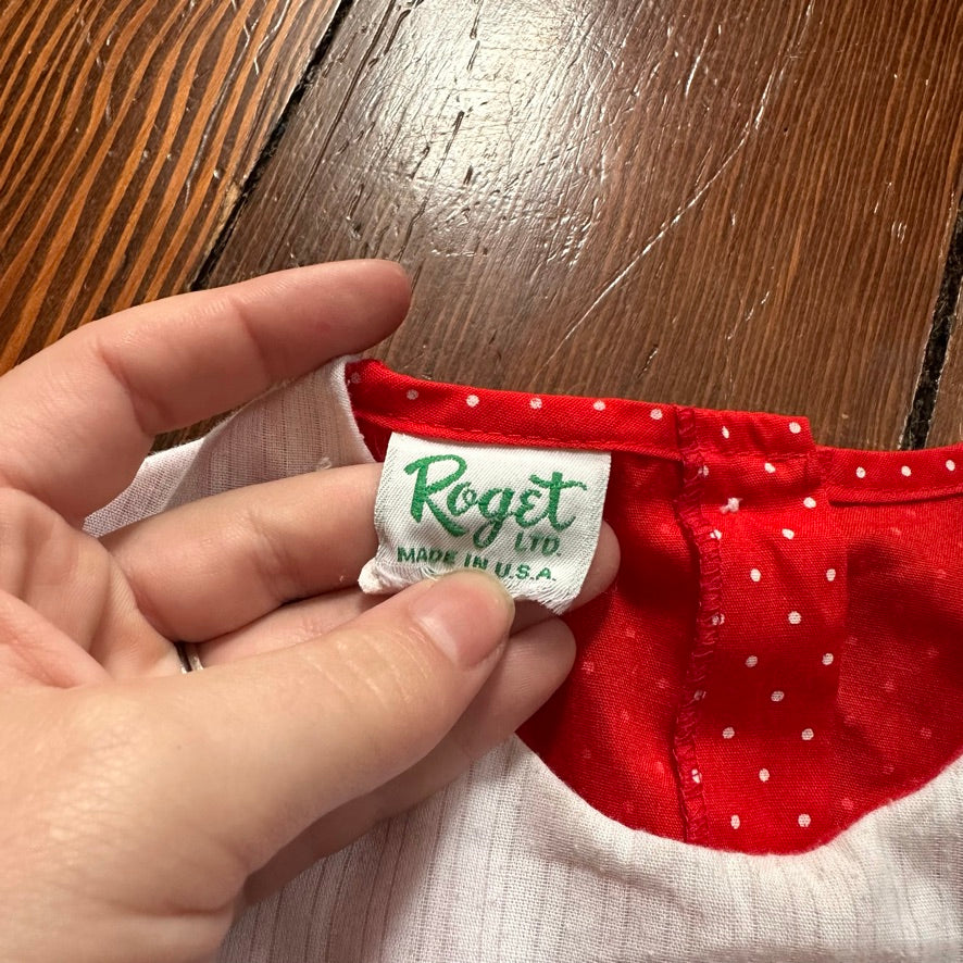 Vintage Red Dress - Size 5T