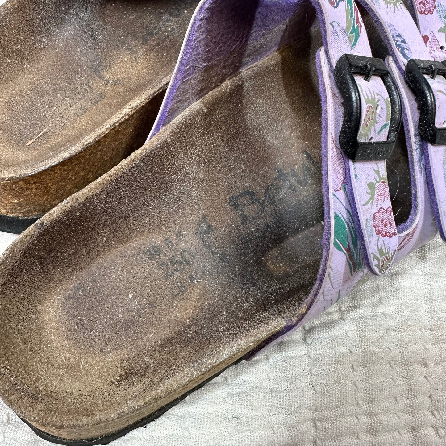 Betula Purple Florida Style Sandals - Birkenstock - Size 39