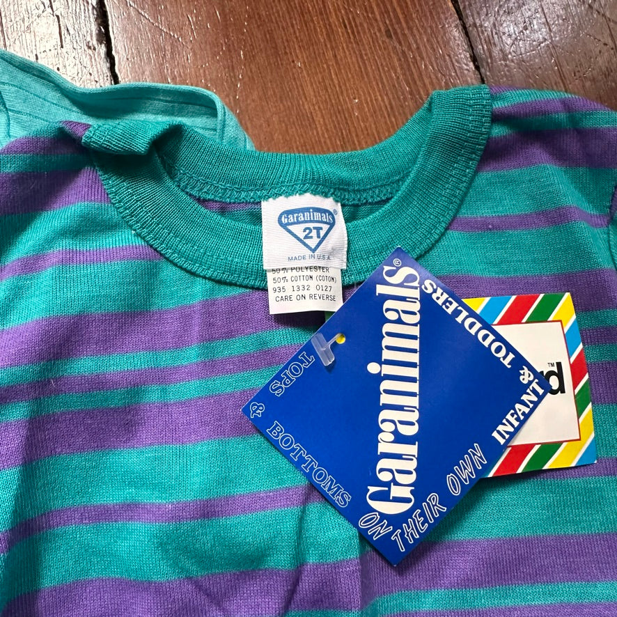 Vintage Striped Long Sleeves Bundle of 2 - Size 2T