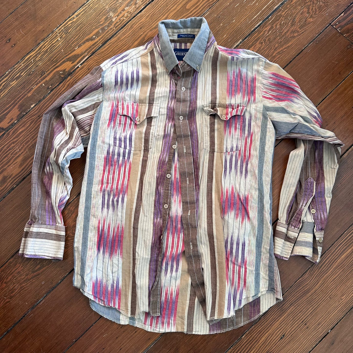 Vintage GoldenWest Western Button Up - Size Medium/Large