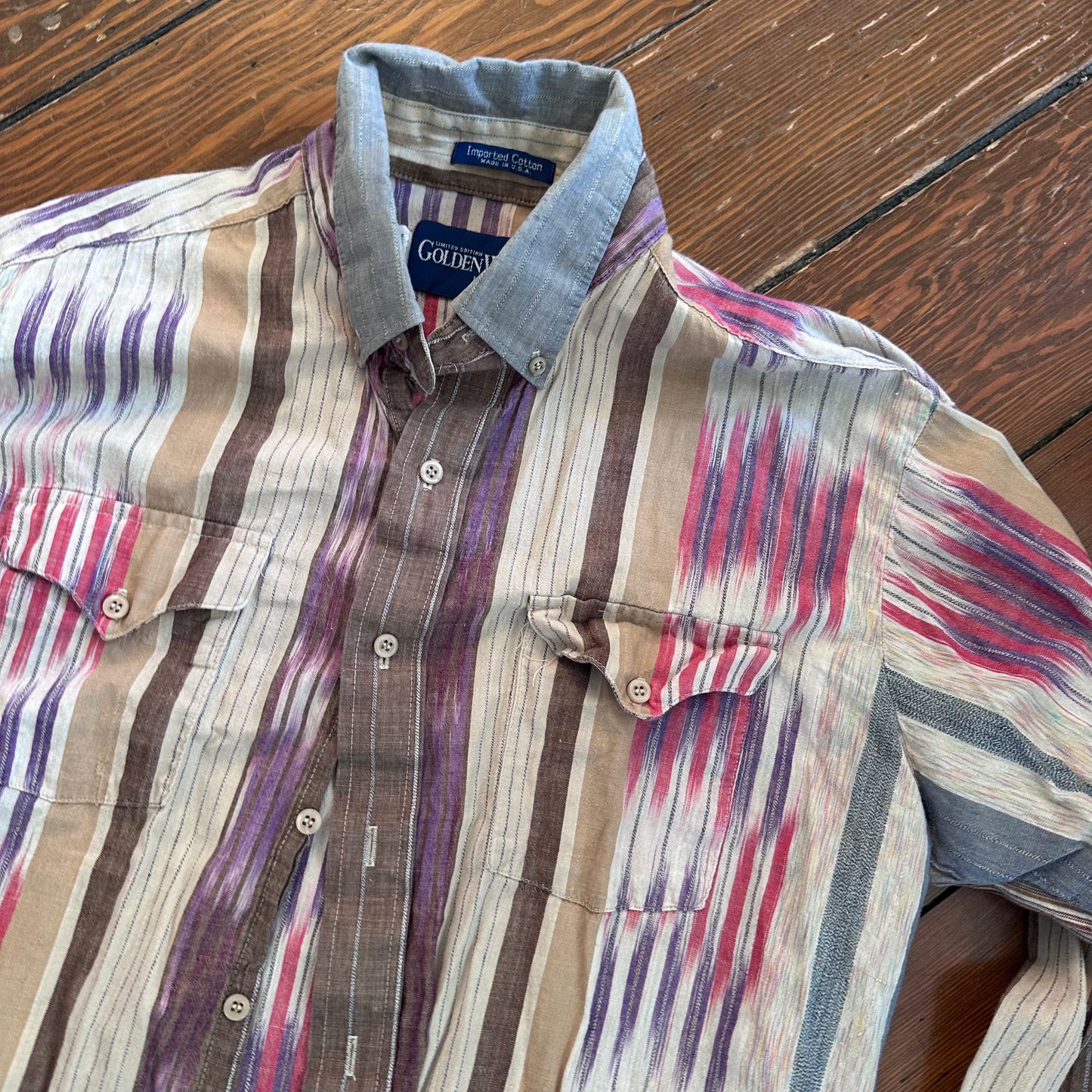 Vintage GoldenWest Western Button Up - Size Medium/Large