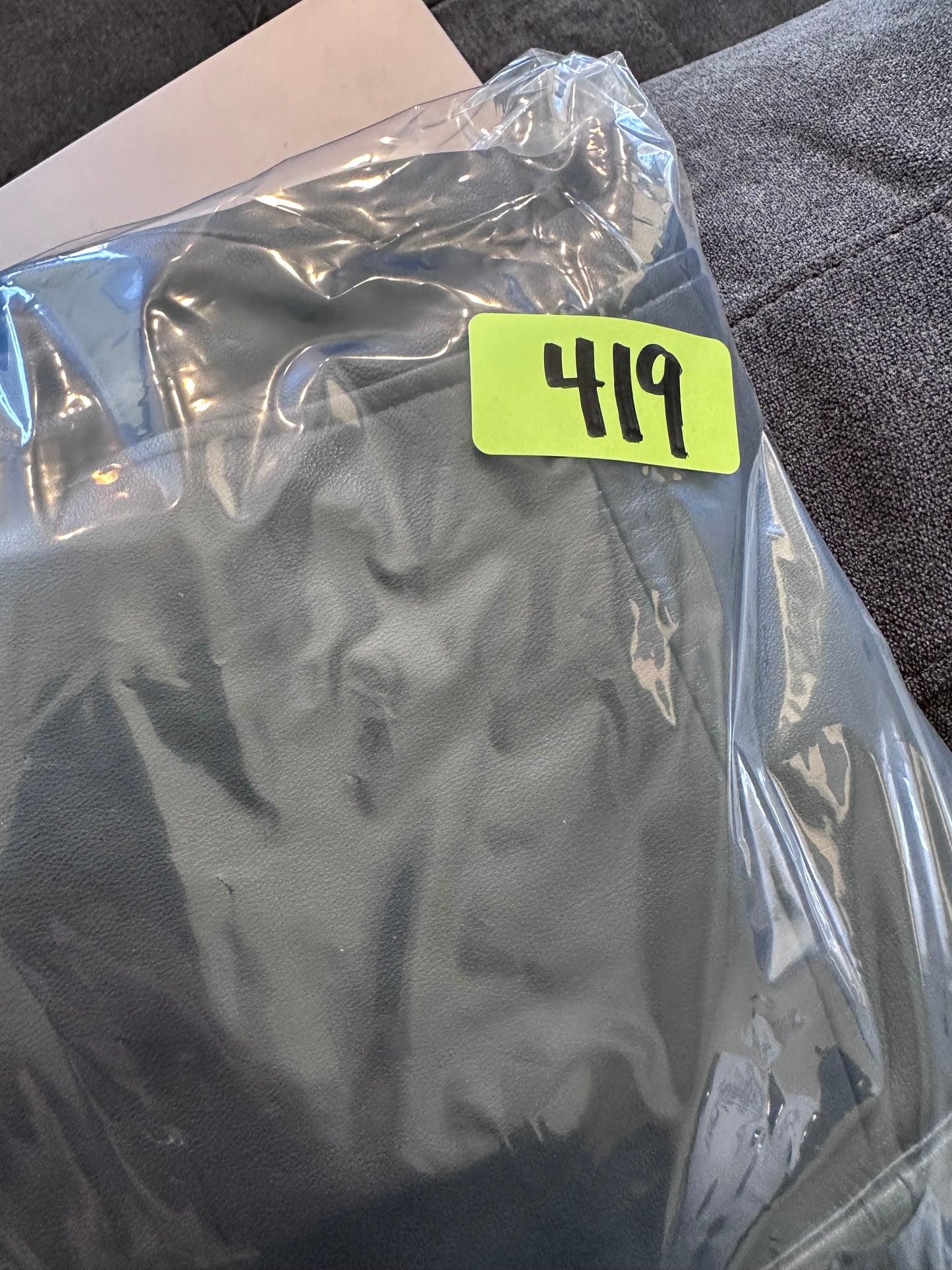 Vintage London Fog Black Leather Jacket - Large