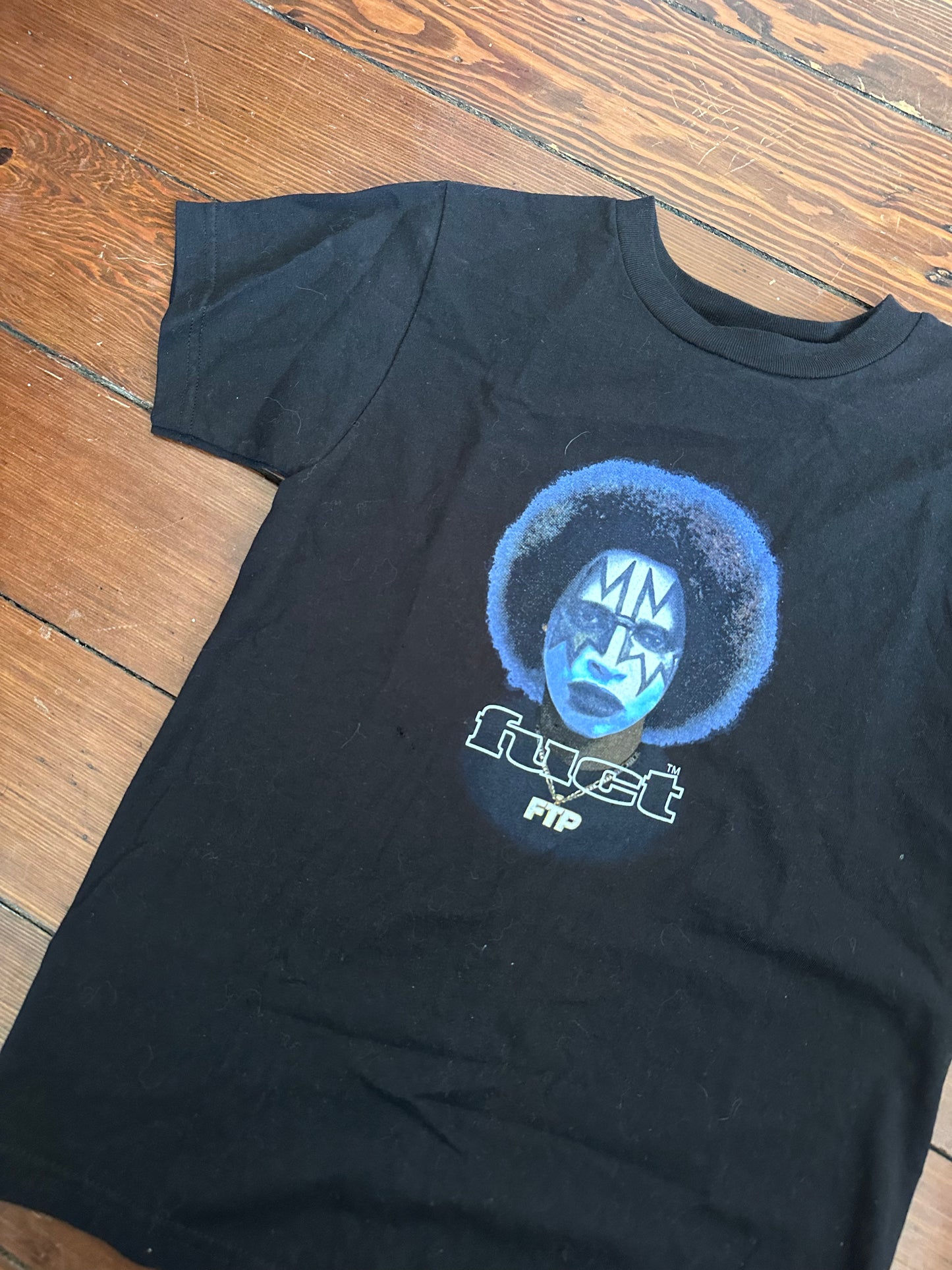 FTP X FUCT X KISS Black Ace Tee - Small