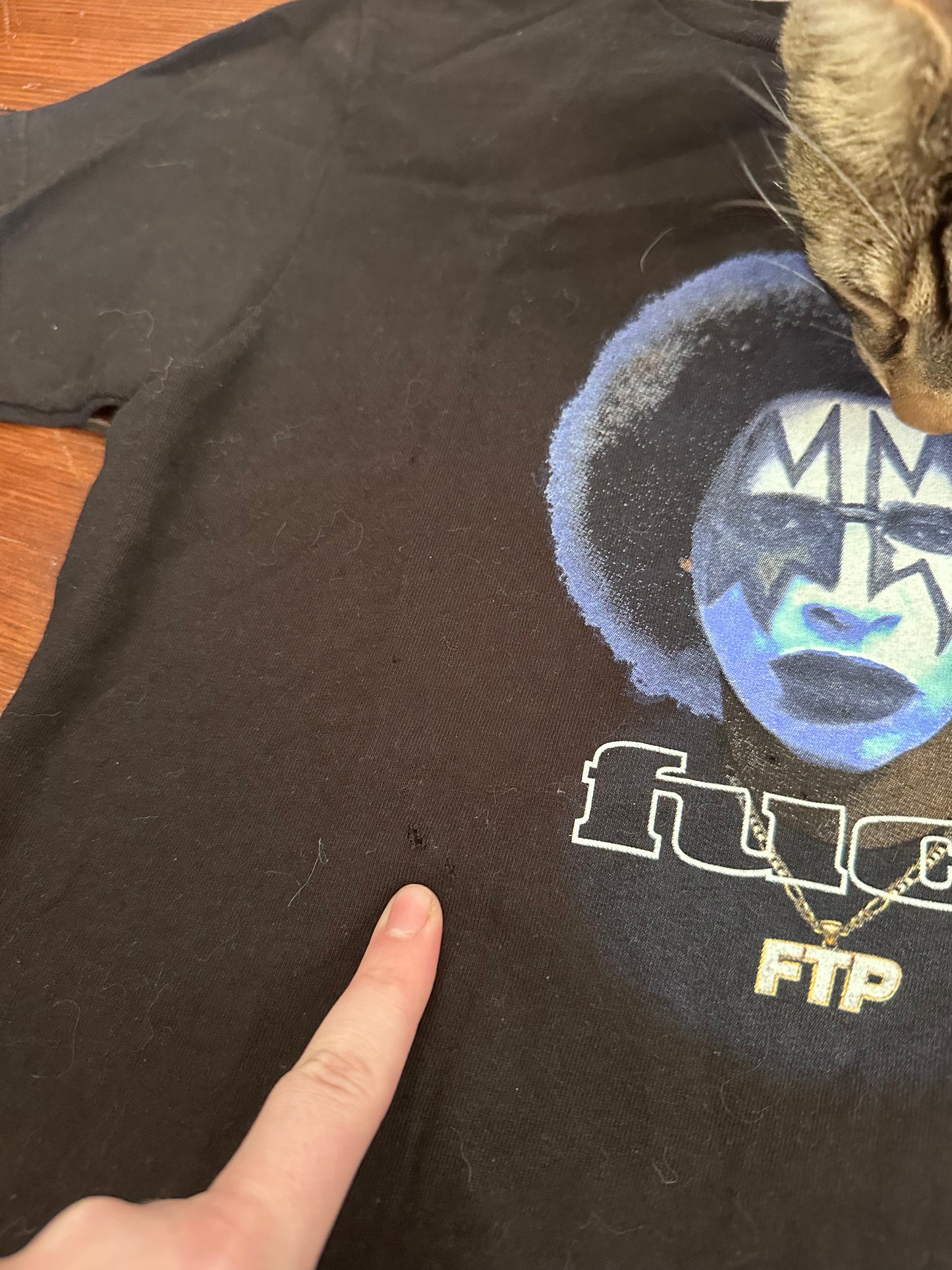 FTP X FUCT X KISS Black Ace Tee - Small