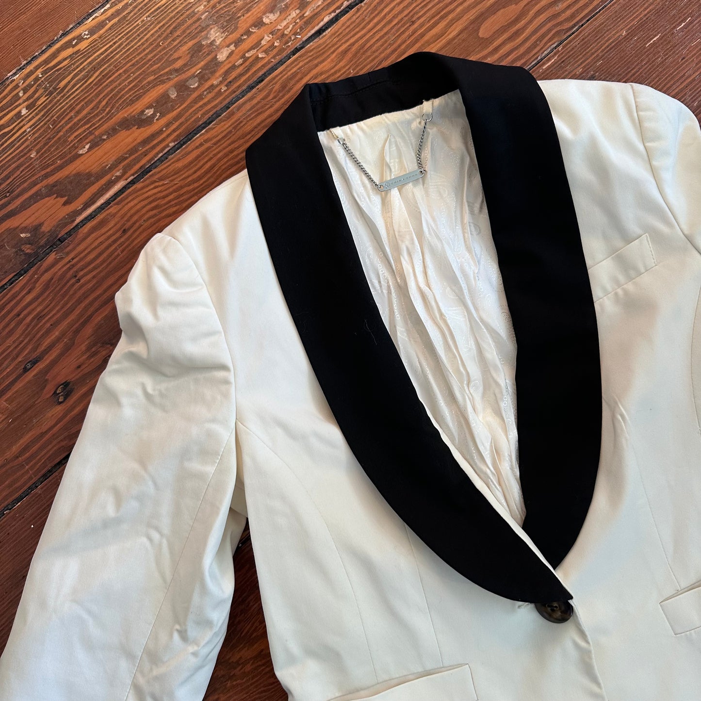 Trina Turk White Blazer Jacket - Small