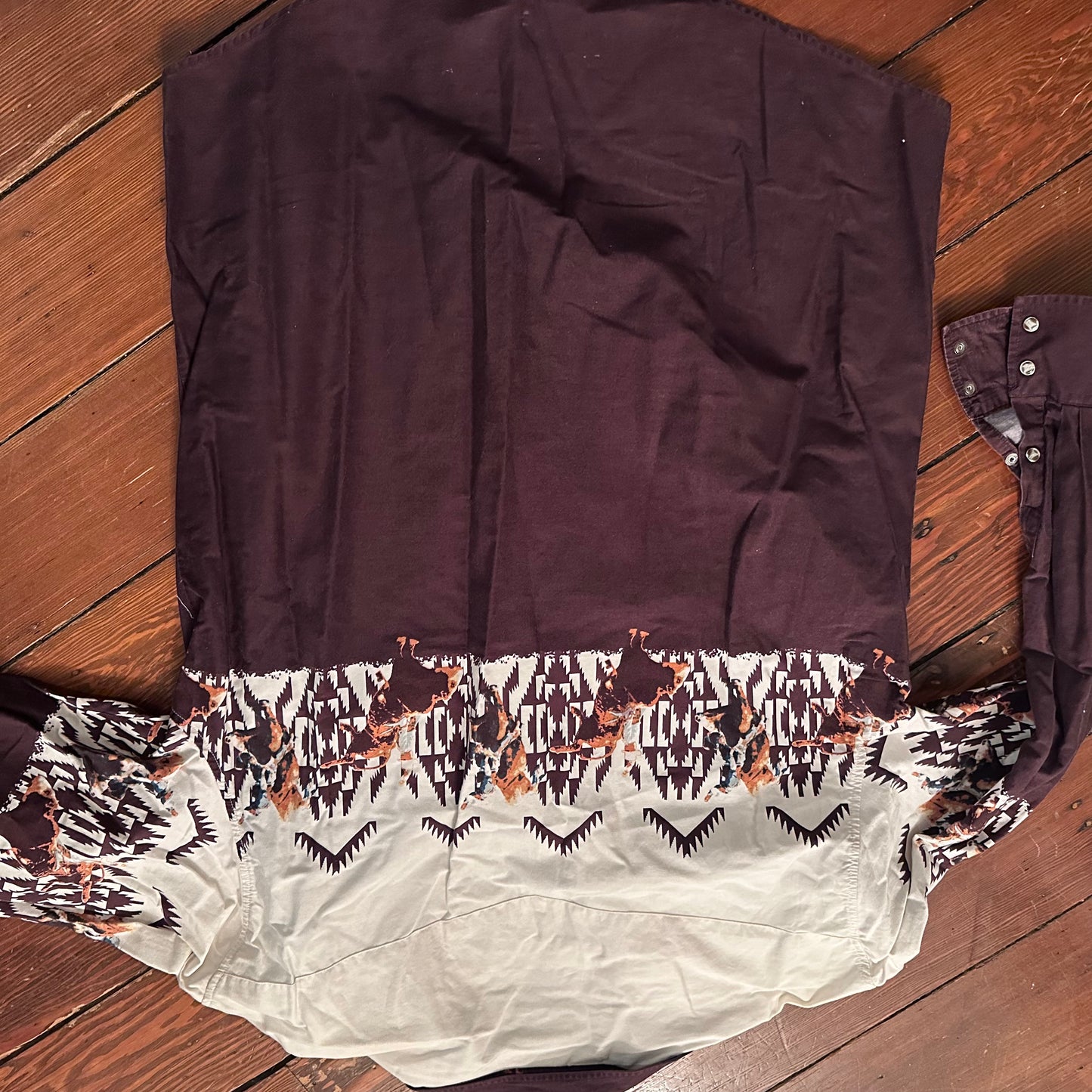 Vintage Western Roper Neutral Button Up - Size XL