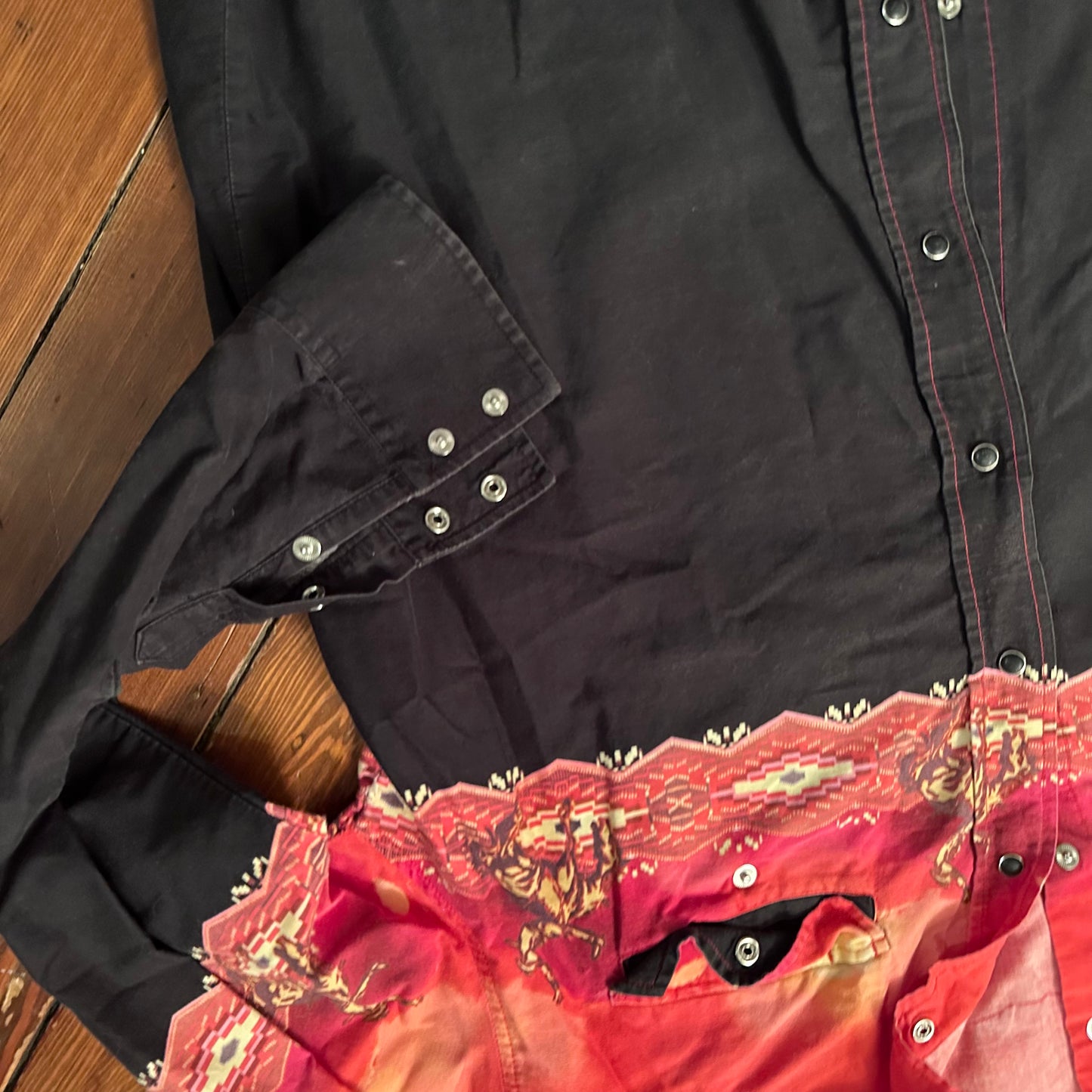 Vintage Western Roper Western Button Up - Size Large