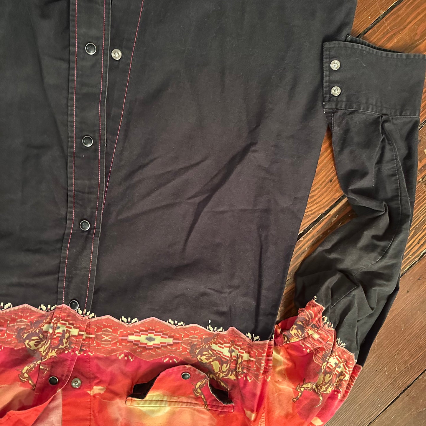 Vintage Western Roper Western Button Up - Size Large