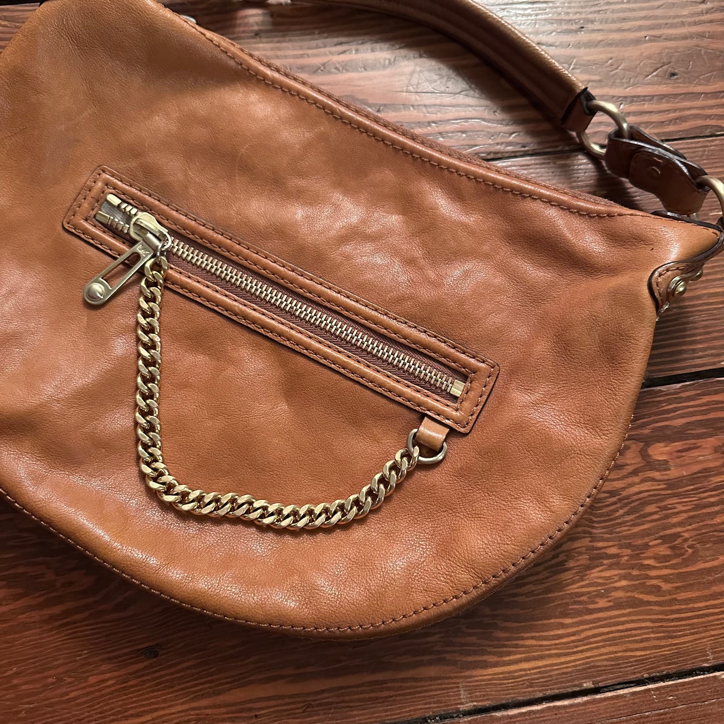 Micheal Kors Leather Purse with Gold Accent Details