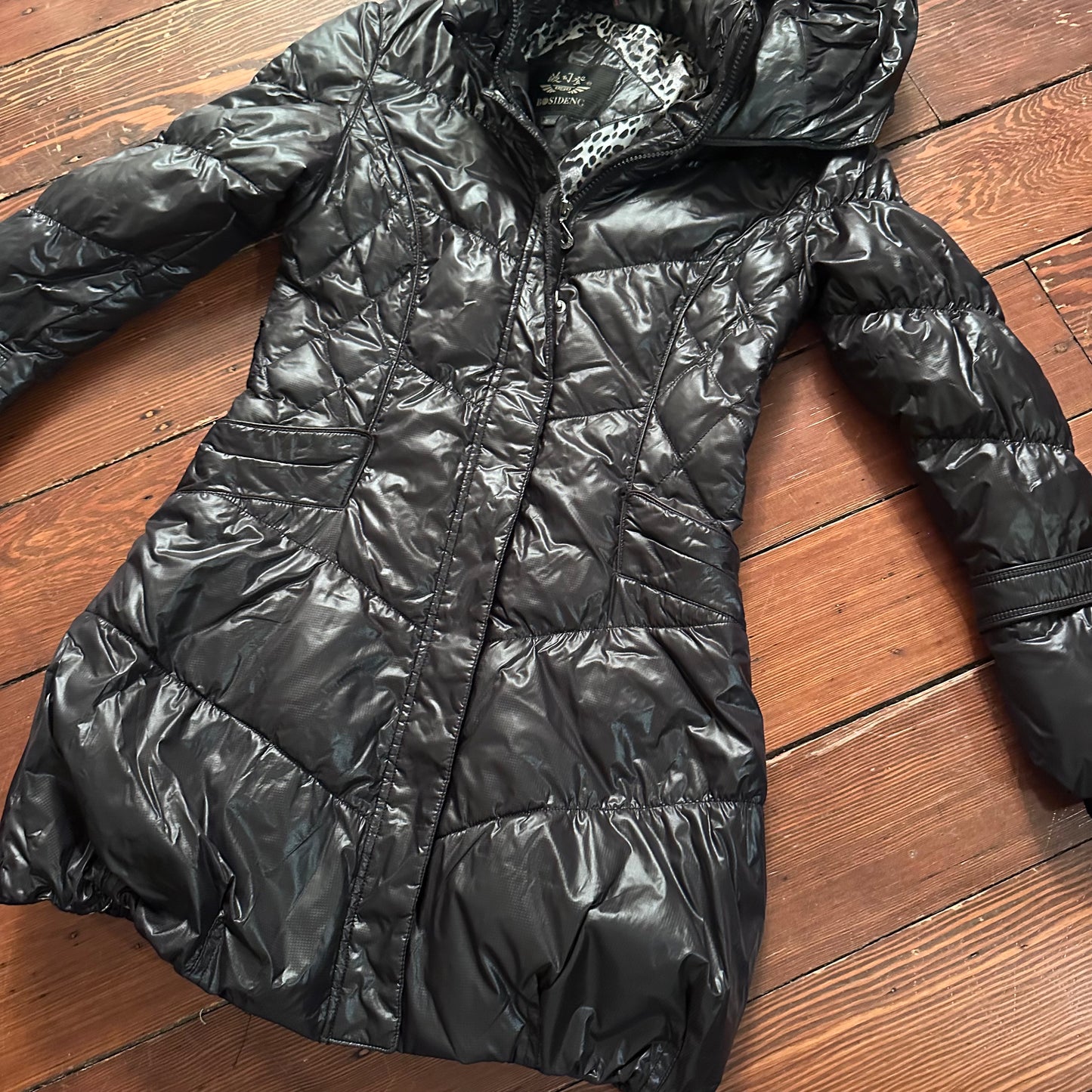 Bosideng Black Puffer Down Coat - Size XS
