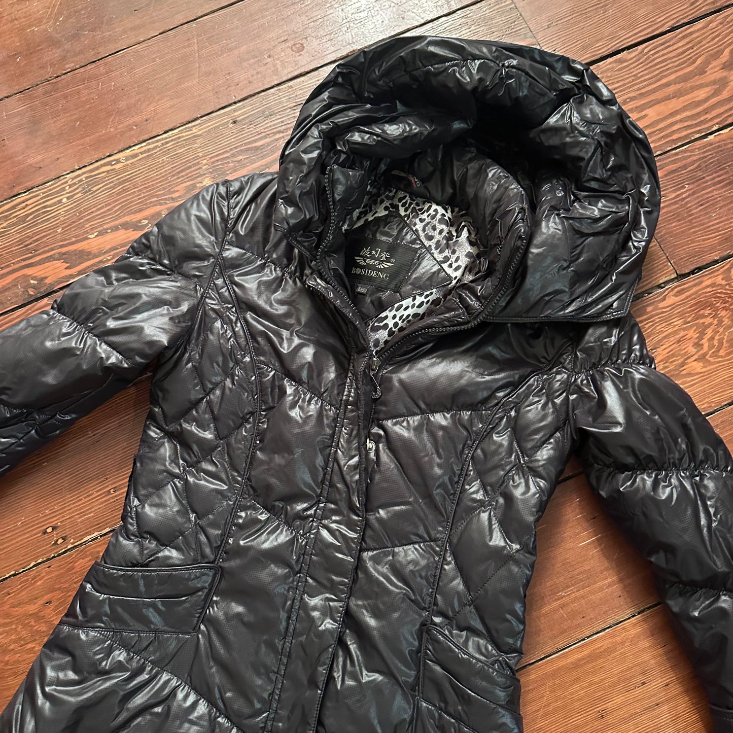 Bosideng Black Puffer Down Coat - Size XS