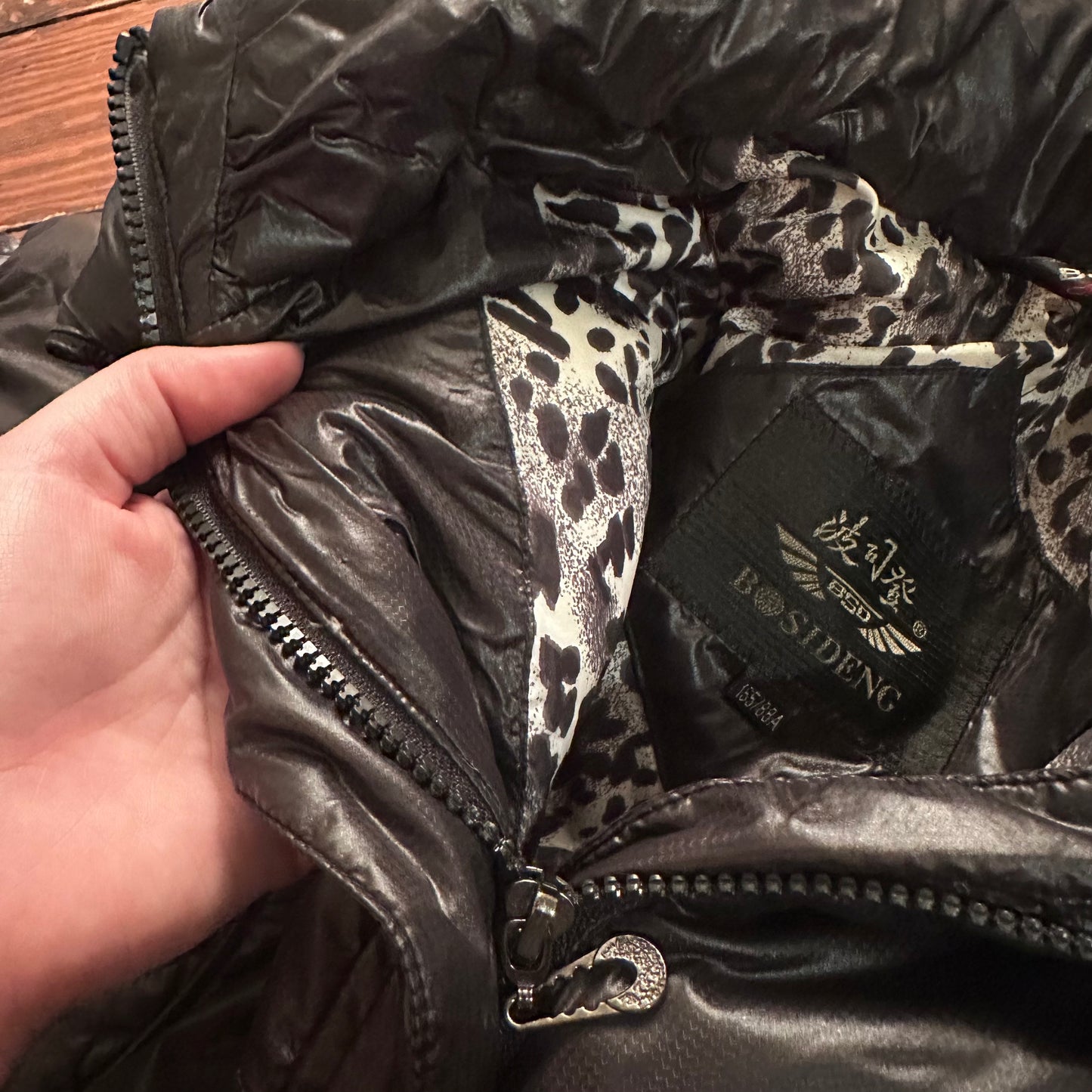 Bosideng Black Puffer Down Coat - Size XS