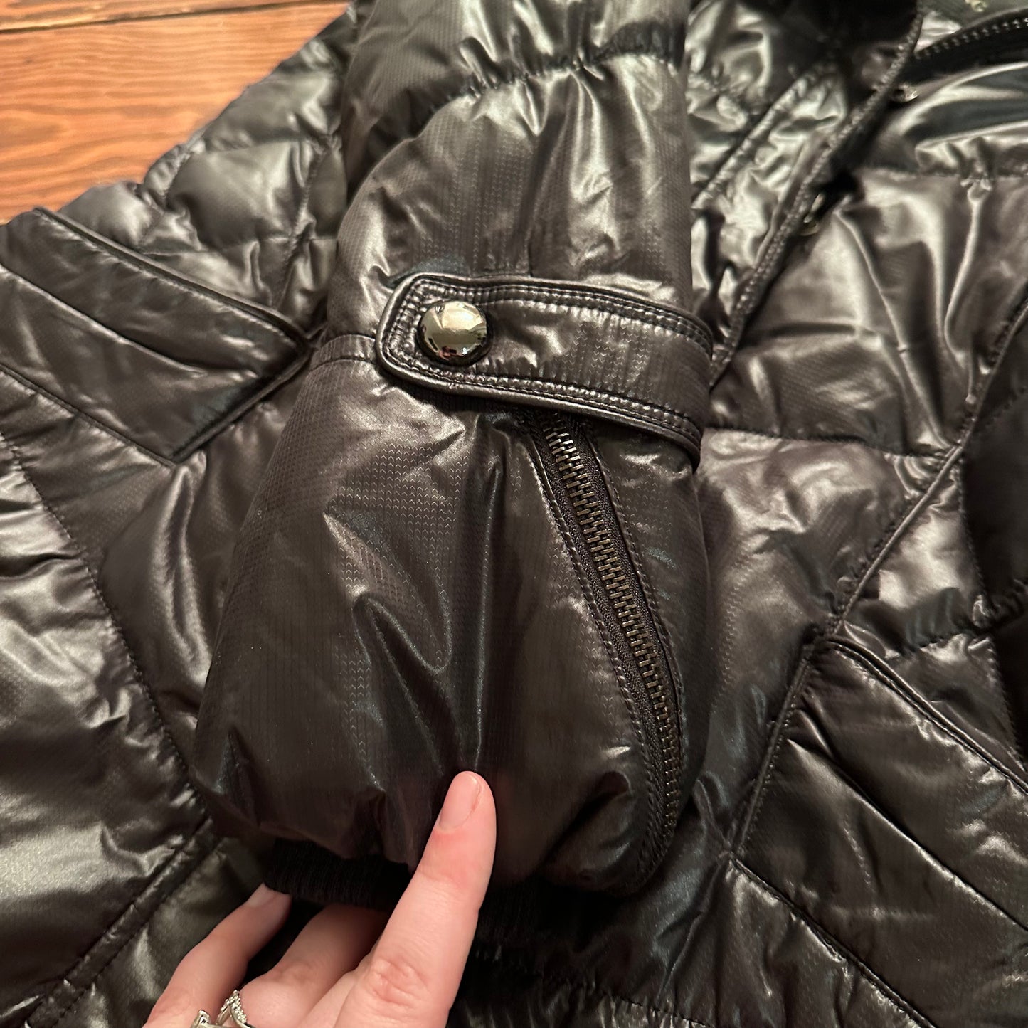 Bosideng Black Puffer Down Coat - Size XS