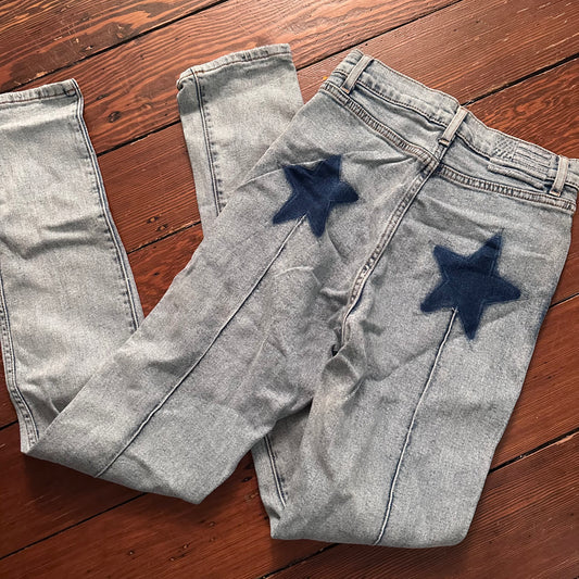 Revice Star Pocket Denim High Waisted Skinny Jeans - Size 26