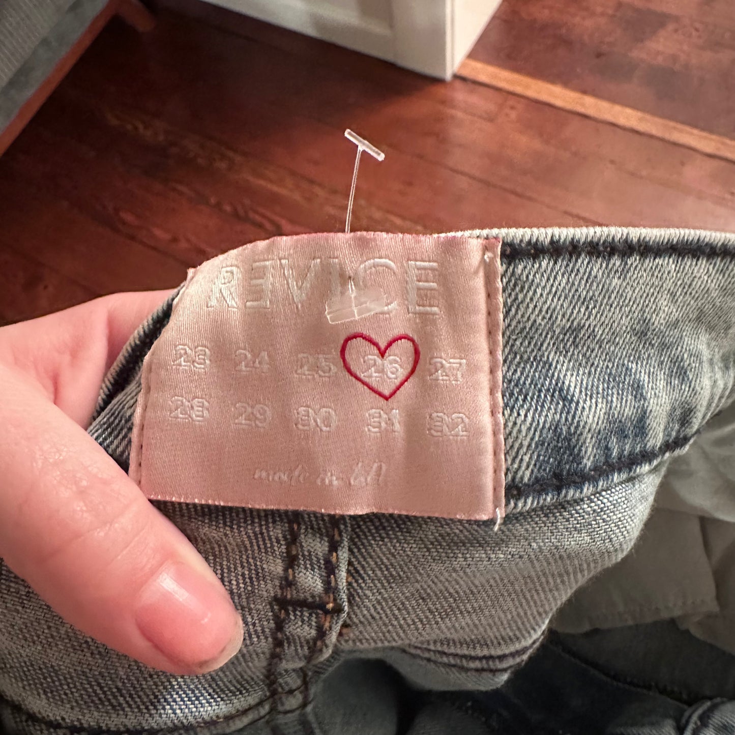 Revice Star Pocket Denim High Waisted Skinny Jeans - Size 26