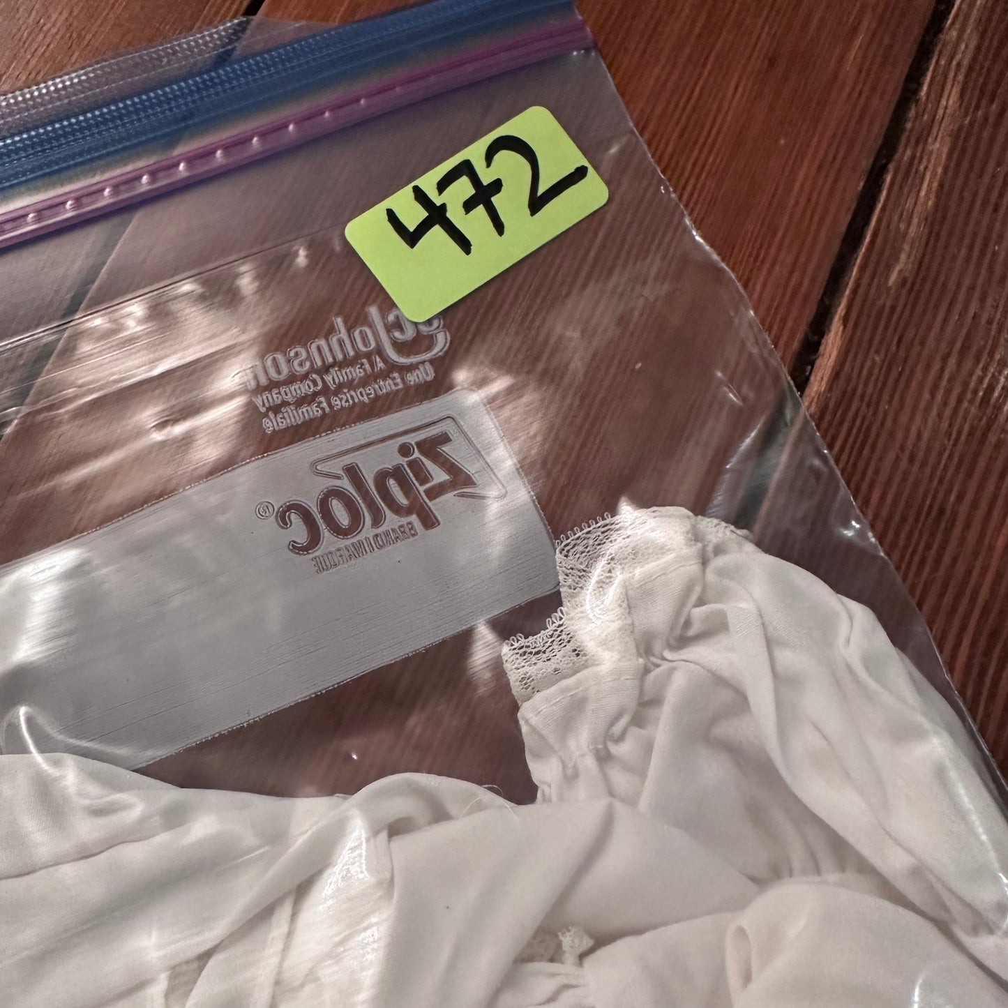 Vintage White Frilly Lace 2pc Set