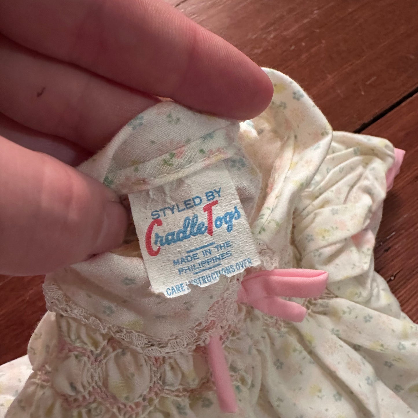 Vintage Cradle Togs Frilly Dress - Newborn