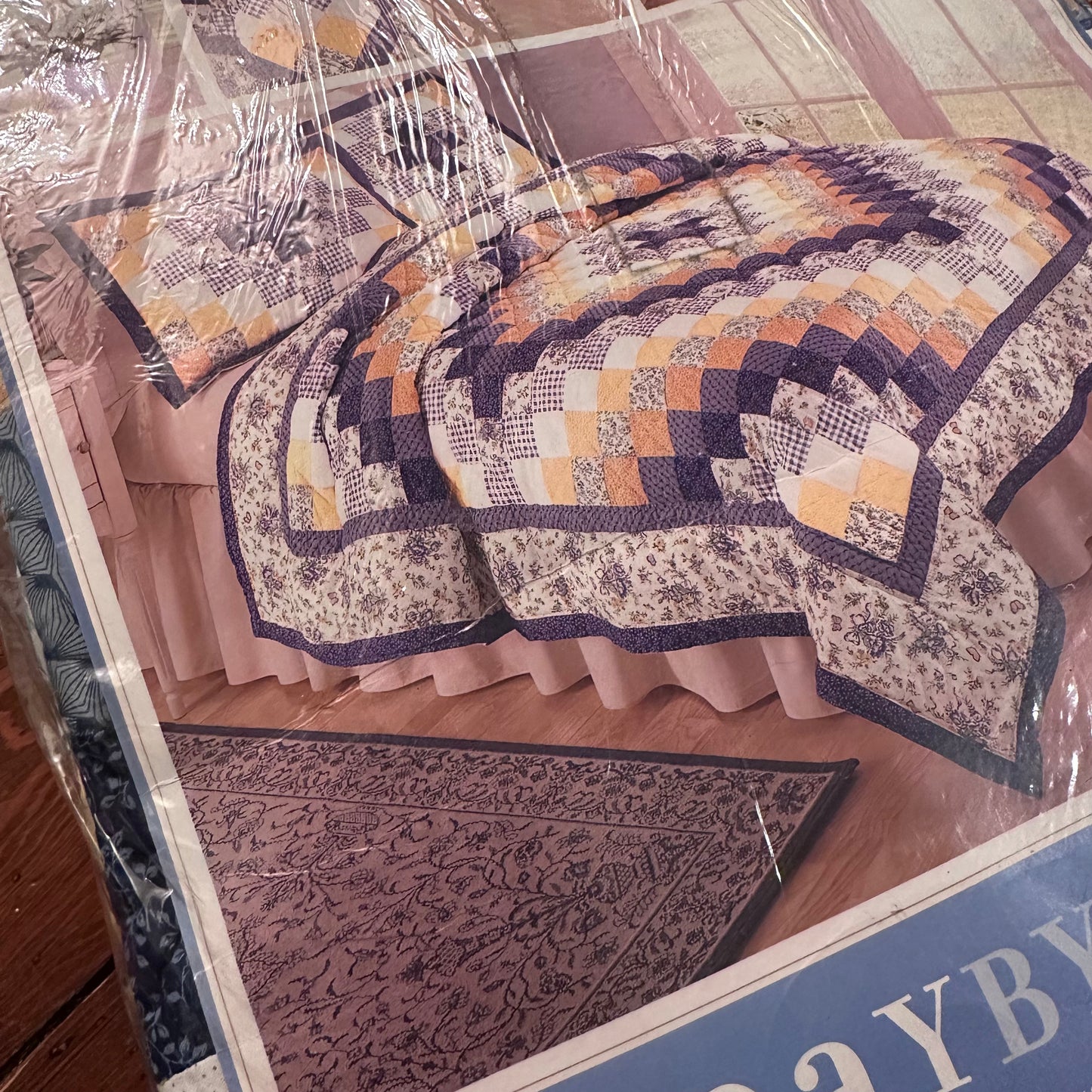 Vintage Day by Day Spring Printed Quilt - King Size