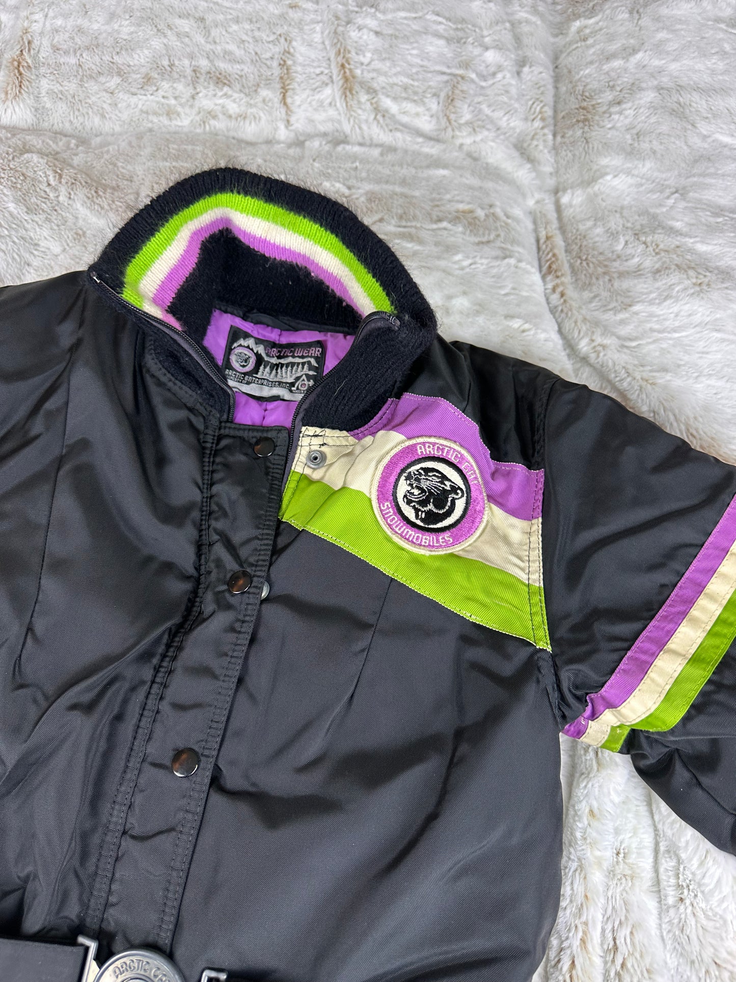 Vintage 80s Arctic Wear Retro Snow Suit Made in the USA - Small