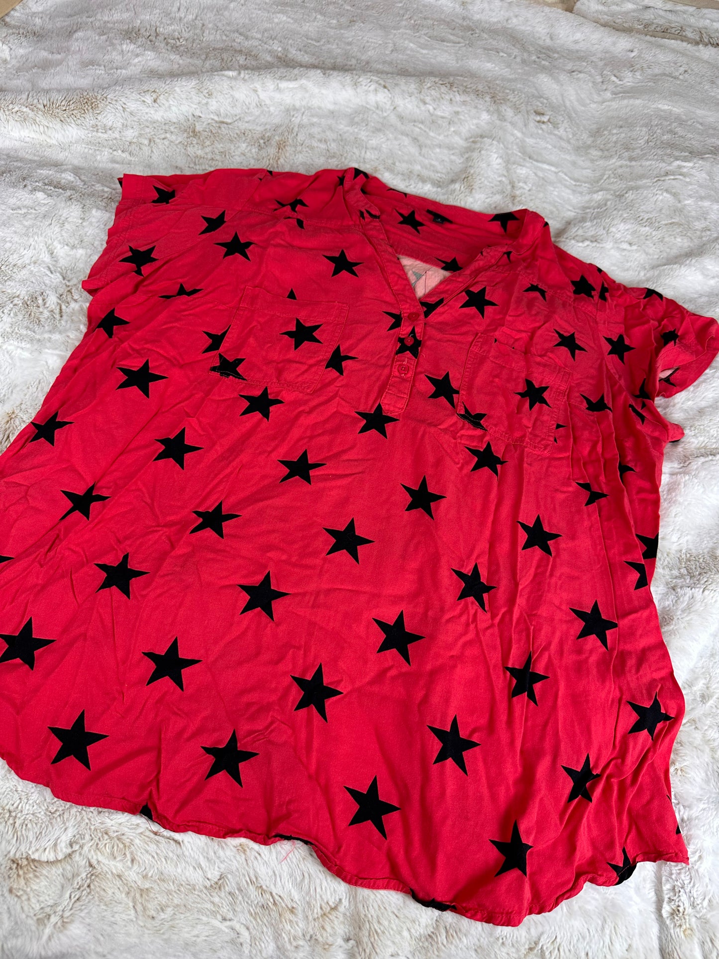 Torrid Harper Blouse with Star Print - 4XL
