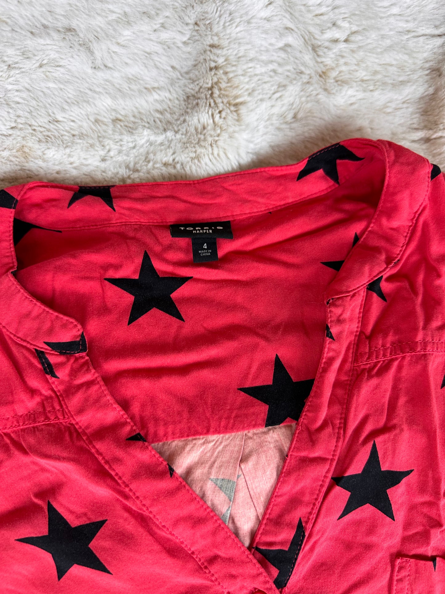 Torrid Harper Blouse with Star Print - 4XL