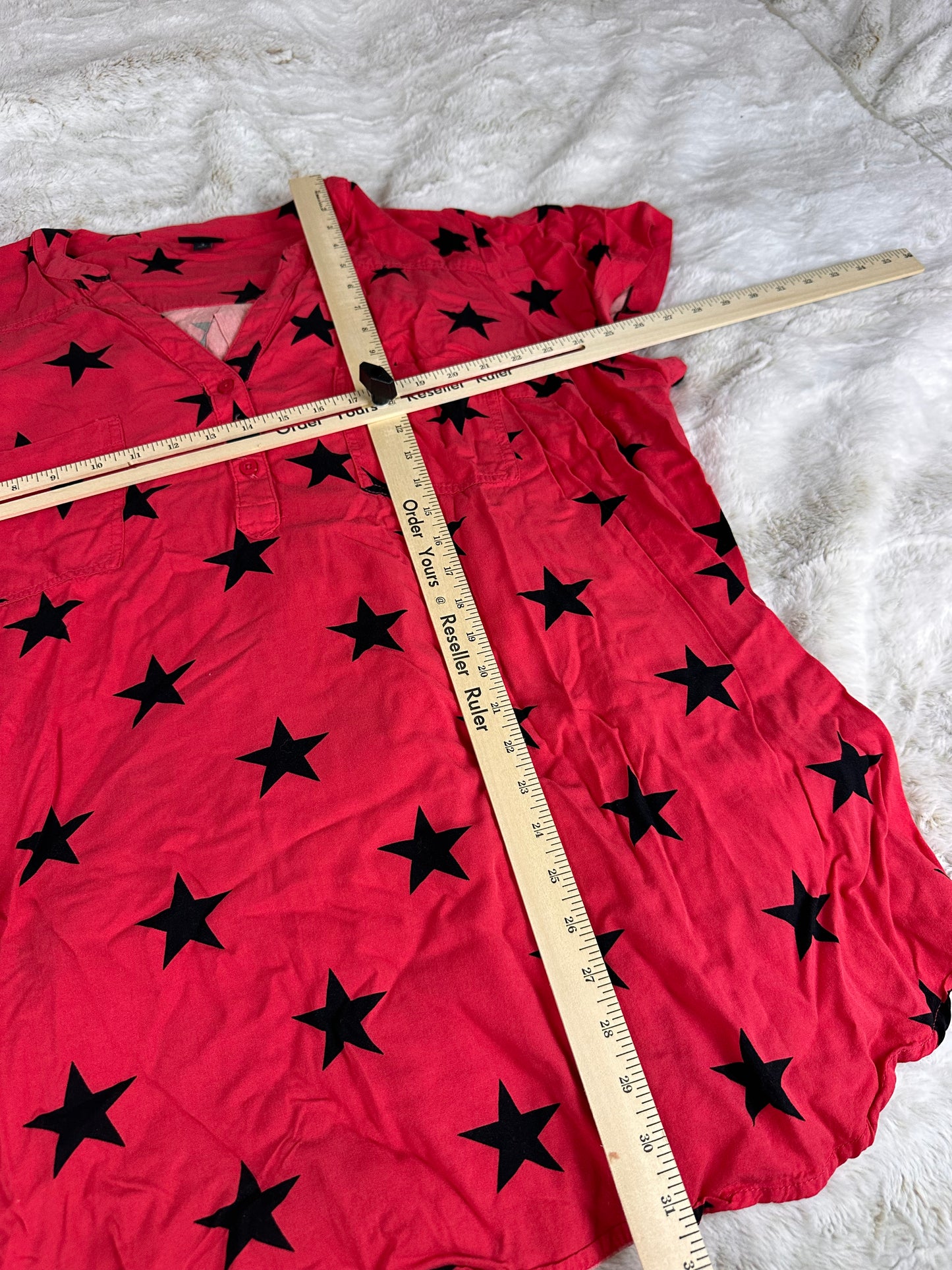 Torrid Harper Blouse with Star Print - 4XL