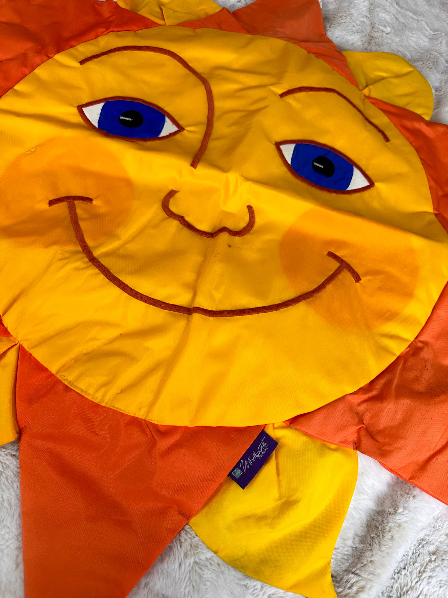 Vintage Windsport Sun Flag Decor