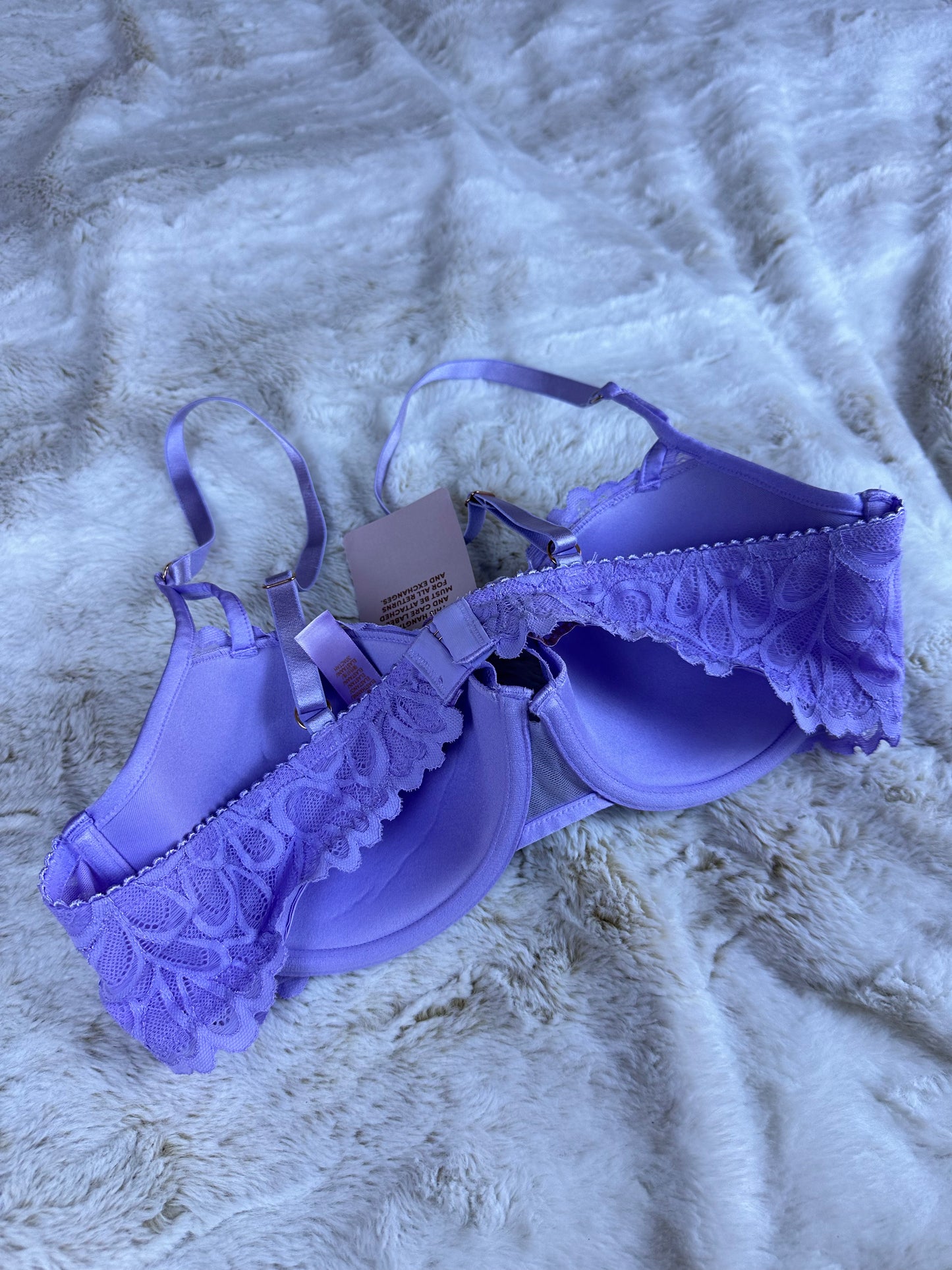NWT Savage Fenty Purple Lace Bra - 38C