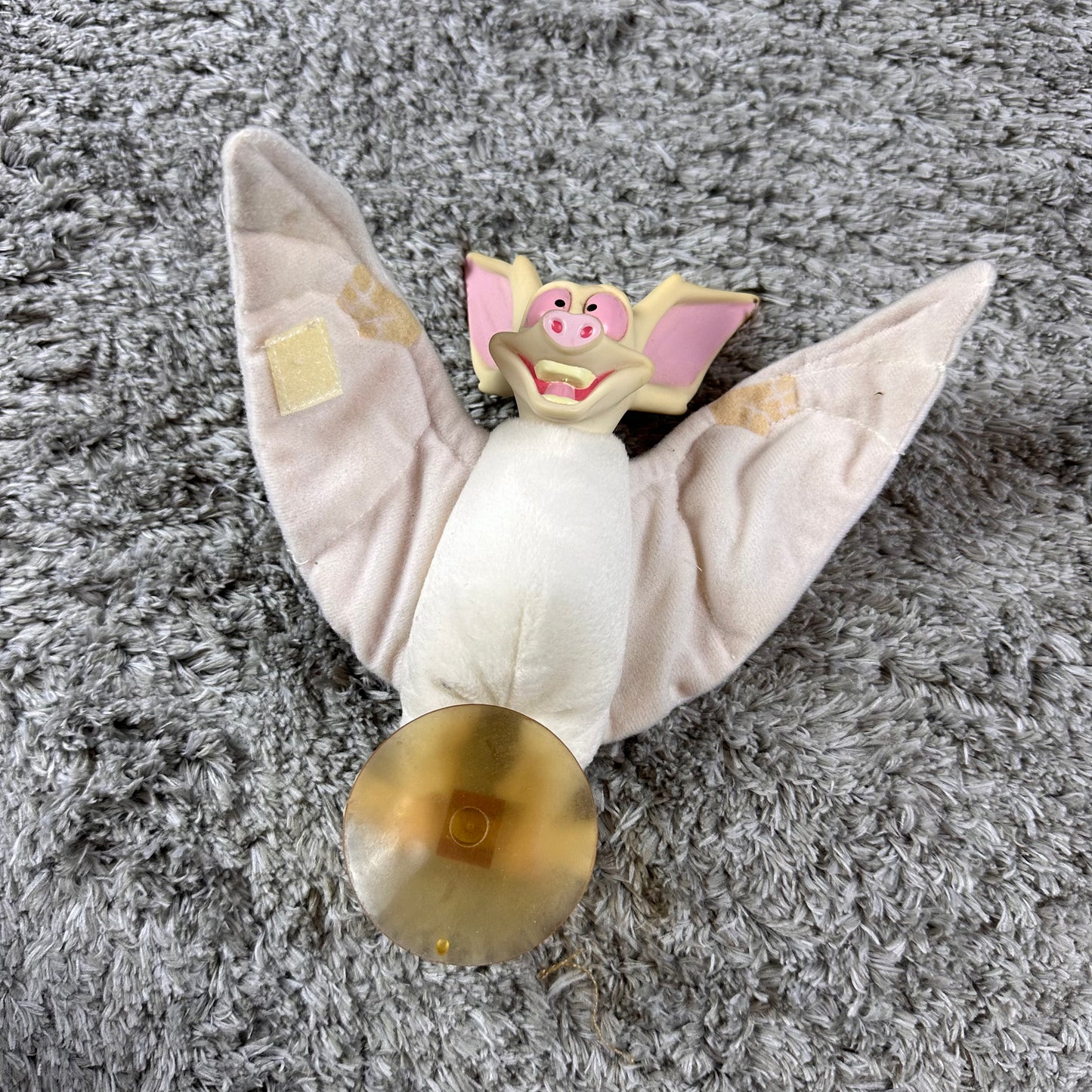 Vintage 1997 Anastasia Bartok the Bat Plush with Suction